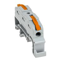 plc-smk-421-din Клемма строительно-монтажная СМК проходная 222-421 1п 0.08-4кв.мм на DIN-рейку (уп.25шт) PROxima EKF 