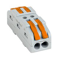 plc-smk-422 Клемма строительно-монтажная СМК проходная 222-422 2п 0.08-4кв.мм (уп.25шт) PROxima EKF 