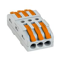 plc-smk-423 Клемма строительно-монтажная СМК проходная 222-423 3п 0.08-4кв.мм (уп.25шт) PROxima EKF 