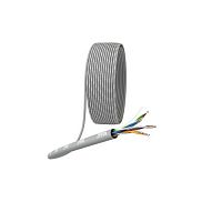 Б0044434 Кабель витая пара U/UTP кат.5E 4х2х24AWG solid CCA PVC Simple сер. (м) Эра 