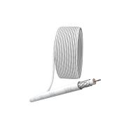 Б0044596 Кабель коаксиальный RG-6U CCS/оплетка Al 48проц. PVC Simple 75Ом бел. (м) Эра 