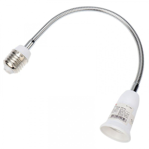 11-8869 Переходник E27-E27 гибкий 300мм Rexant 
