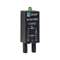 rp-led-24DC Модуль светодиодный 24 VDC для промежуточных реле RP AVERES EKF 