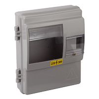 Б0050592 Корпус пластиковый ЩУРн-П 1/4 IP54 (КДЕ-1) KDE_1 (290х240х110) ЭРА 