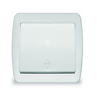 К2230 Переключатель проходной 1-кл. ОП Клио 10А IP44 бел. UNIVersal 