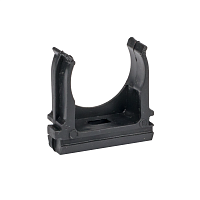 derj-z-32-black Держатель для труб (клипса) d32мм черн. (уп.50шт) Plast EKF 