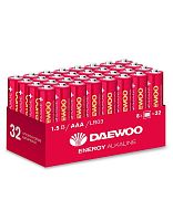 5030084 Элемент питания алкалиновый AAA/LR03 1.5В Energy Alkaline 2021 Pack-32 (уп.32шт) DAEWOO 