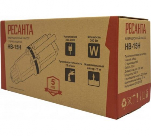 77/8/4 Насос вибрационный НВ-15Н Ресанта  фото 4