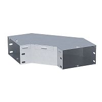 g9050100-INOX Угол для лотка горизонтальный 90град. 50х100 INOX EKF 