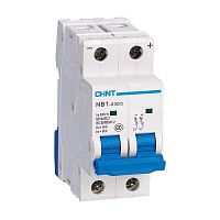 182718 Выключатель автоматический модульный 2п C 10А 6кА NB1-63DC 500В DC (R) CHINT 