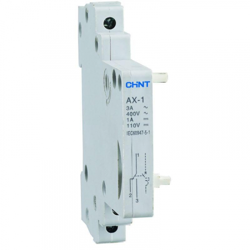 158999 Контакт вспомогательный AX-1 для DZ158 (R) CHINT 
