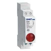 594113 Индикатор ND9-1/r AC/DC 230В (LED) (R) красн. CHINT 