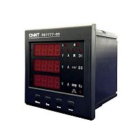 765098 Прибор измерительный многофункциональный PD7777-8S4 3ф 5А RS-485 120х120 LED дисплей 380В CHINT 