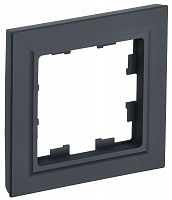 BR-M12-K53 Рамка 1-м BRITE РУ-1-БрГ графит IEK 