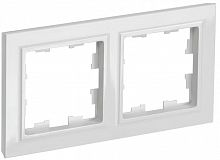 BR-M22-K01 Рамка 2-м BRITE РУ-2-БрБ бел. IEK 