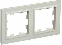 BR-M22-K10 Рамка 2-м BRITE РУ-2-БрКр беж. IEK 