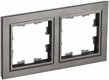 BR-M22-K37 Рамка 2-м BRITE РУ-2-БрШ шампань IEK 