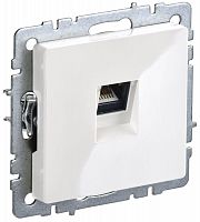 BR-K10-2-K01 Розетка компьютерная СП RJ45 кат.6 BRITE РК11-БрБ механизм бел. IEK 