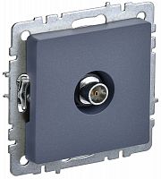 BR-A10-O-K35 Розетка телевизионная оконечная TV СП Brite РТВ11-0-БрМ механизм маренго IEK 