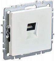 BR-K10-1-K36 Розетка компьютерная СП RJ45 кат.5E BRITE РК10-БрЖ механизм жемчуж. IEK 