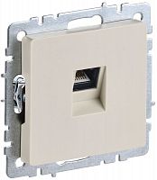 BR-K10-1-K10 Розетка компьютерная СП RJ45 кат.5E BRITE РК10-БрКр механизм беж. IEK 
