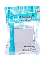 742-0288-105 Переключатель проходной 1-кл. СП Vesna механизм бел. LEZARD 