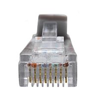 10-0143 Патч-корд U/UTP кат.5E 4х2х26AWG (7х0.16мм) Cu LSZH сер. 2м SUPRLAN 