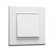 56001005 Переключатель 1-кл. СП Karea 10А IP20 бел. Makel 