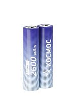 KOC18650Li-ion26US2 Аккумулятор 18650 Li-ion 2600мА.ч без защиты (уп.2шт) КОСМОС 