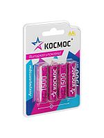 KOCR6NIMH1500mAh4BL Аккумулятор AA/R6 1500мА.ч NI-MN BP-4 (блист.4шт) КОСМОС 
