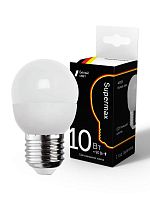 Sup_LED10WGL45E2740 Лампа светодиодная Supermax 10Вт шар 45мм E27 230В 4000К КОСМОС 