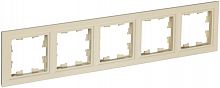 BR-M52-K10 Рамка 5-м BRITE РУ-5-БрКр беж. IEK 