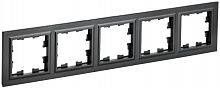 BR-M52-K02 Рамка 5-м BRITE РУ-5-БрЧ черн. IEK 