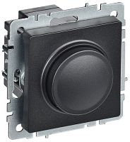 BR-D20-0600-K02 Светорегулятор СП BRITE пов-наж. 600Вт СС10-1-0-БрЧ механизм черн. IEK 