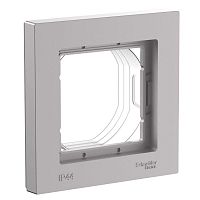 ATN440301 Рамка 1-м AtlasDesign Aqua IP44 алюм. SE 