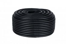 tg-z-16-100-black Труба гофрированная ПВХ d16мм с протяжкой черн. (уп.100м) Plast EKF 