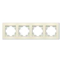 A0046-I Рамка 4-м Афина универс. сл. кость (ivory) Universal 