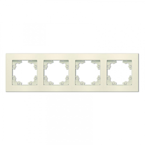 A0046-I Рамка 4-м Афина универс. сл. кость (ivory) Universal 