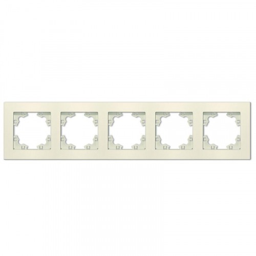 A1042-I Рамка 5-м Афина универс. сл. кость (ivory) Universal 