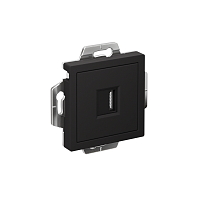 ATN001080 Розетка HDMI AtlasDesign механизм карбон SE 