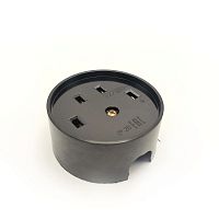 TKL-OVOP-3Р+РЕ-C05 Разъем РШ-ВШ ОП 32А 380В 3Р+РЕ кругл. черн. TOKOV ELECTRIC 