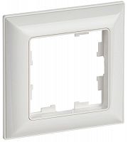 BR-M12-12-K01 Рамка 1-м BRITE РУ-1-Бр бел./бел. IEK 