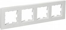 BR-M42-51-K01 Рамка 4-м BRITE РУ-4-Бр бел. рифленый IEK 
