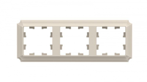 ATN100203 Рамка 3-м AtlasDesign Antique универс. беж. SE 
