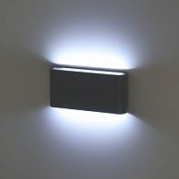 Б0054418 Светильник светодиодный WL41 GR 10Вт 3500К для интерьера/фасадов IP54 сер. Эра 