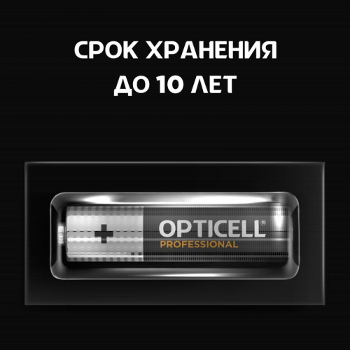 5052004 Элемент питания алкалиновый AAA/LR03 (блист. 6шт) Professional Opticell  фото 2
