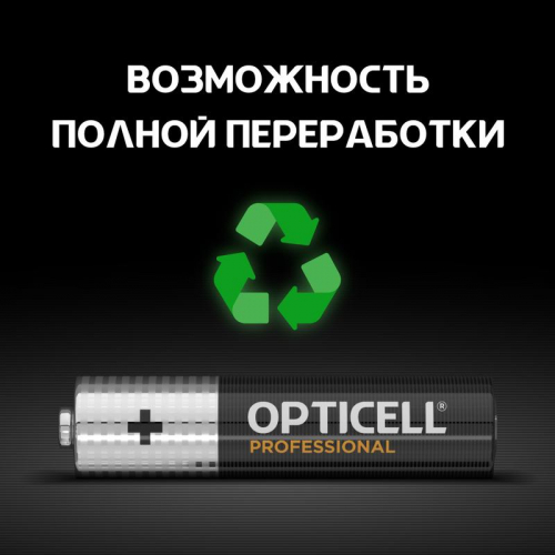 5052004 Элемент питания алкалиновый AAA/LR03 (блист. 6шт) Professional Opticell  фото 6