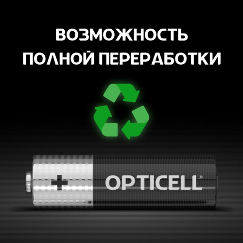 5051006 Элемент питания алкалиновый AA/LR6 (блист. 6шт) Basic Opticell  фото 6