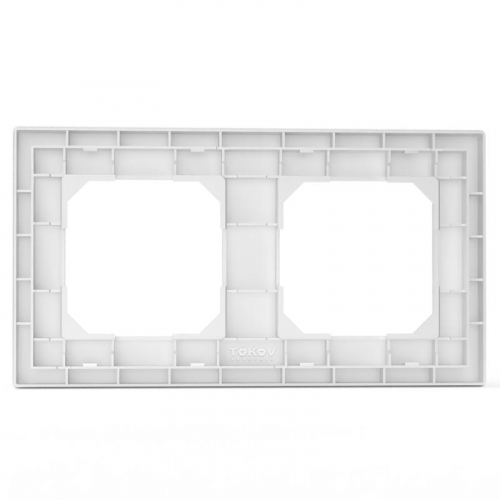 TKE-PX-RM2-C01 Рамка 2-м Pixel универс. бел. TOKOV ELECTRIC  фото 4