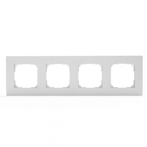 TKE-PX-RM4-C01 Рамка 4-м Pixel универс. бел. TOKOV ELECTRIC  фото 2